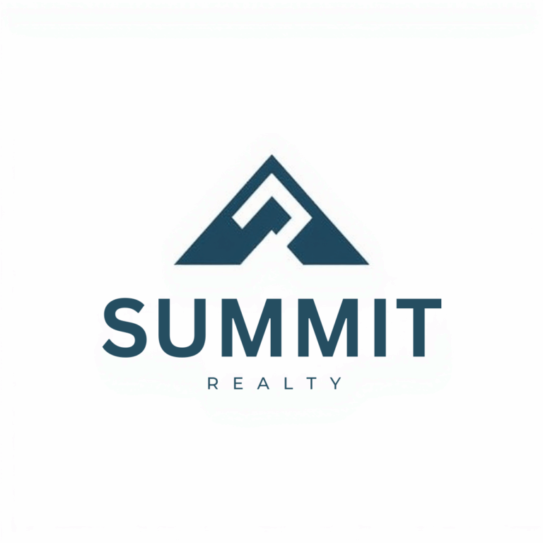 Modern Logo for Summit Realty with Mountain Peak